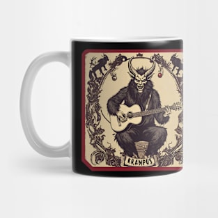 Krampus play guitar Mug